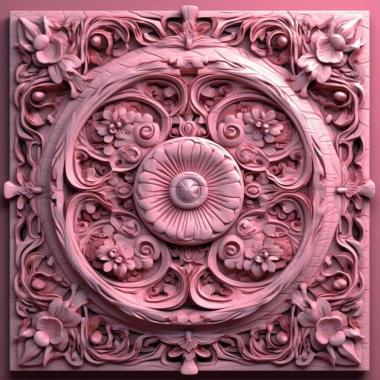 Patterns and decorations stl Pink 2 3d model